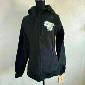 CG Habitats Standard Tech Zip Hoodie Jacket Black NWT Women Size Small